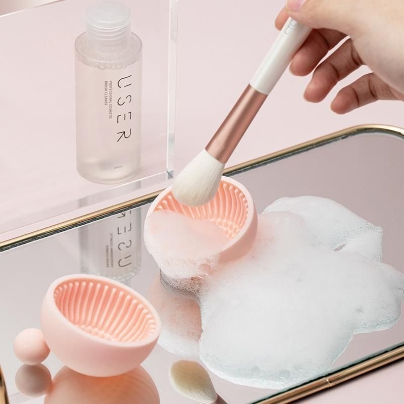 Multi-Purpose Silicone Makeup Brush Cleaner Pad - Compact & Durable