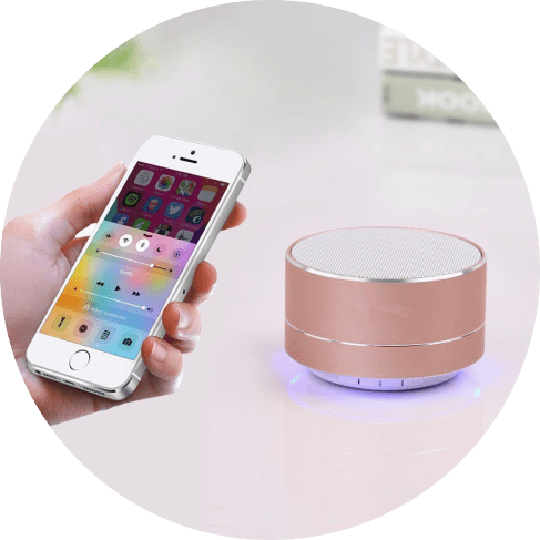 Portable Rose Gold Speaker