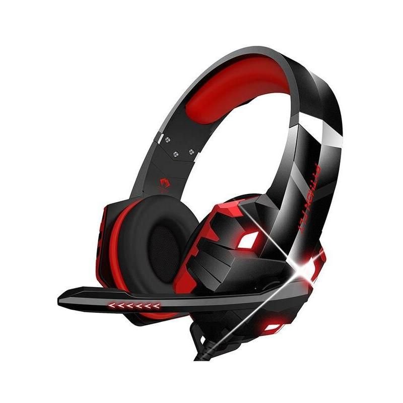 Over-Ear Wired Gaming Headset with Bass Stereo & Microphone for PC, PS4, Xbox