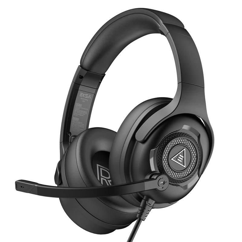 Wired Gaming Headset with 3.5mm Stereo, Over-Ear Design, and Crystal Clear Microphone