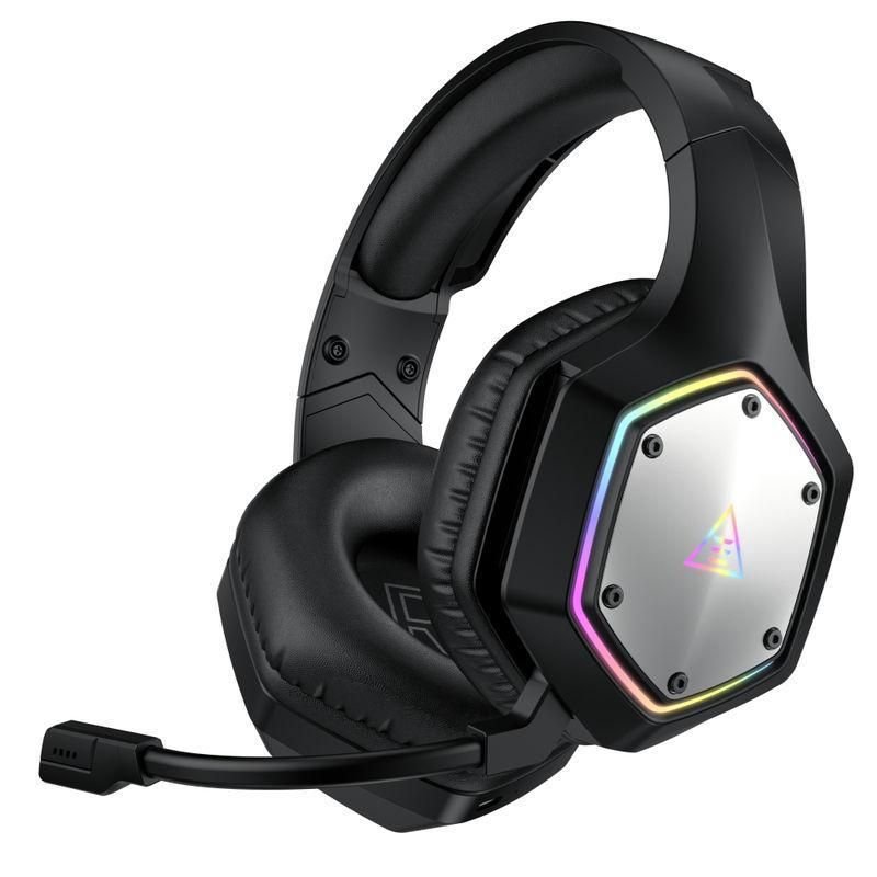 2.4GHz Wireless Gaming Headset with 7.1 Surround, ENC Mic & RGB Lighting for PC/PS4/PS5/Xbox