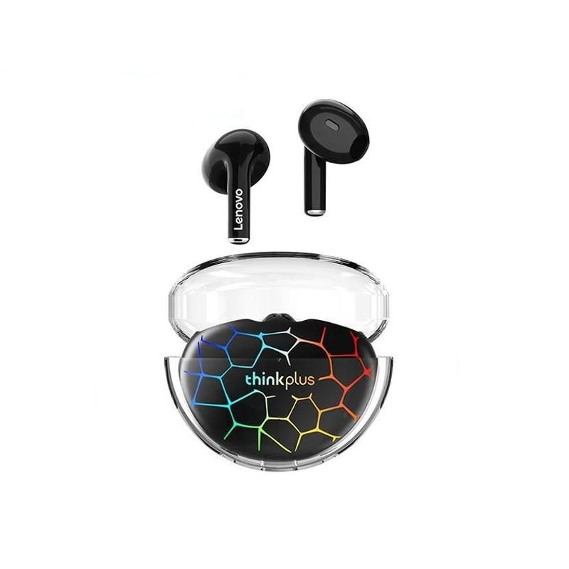 High-Fidelity Wireless Earbuds with RGB Lighting and Dual Transmission