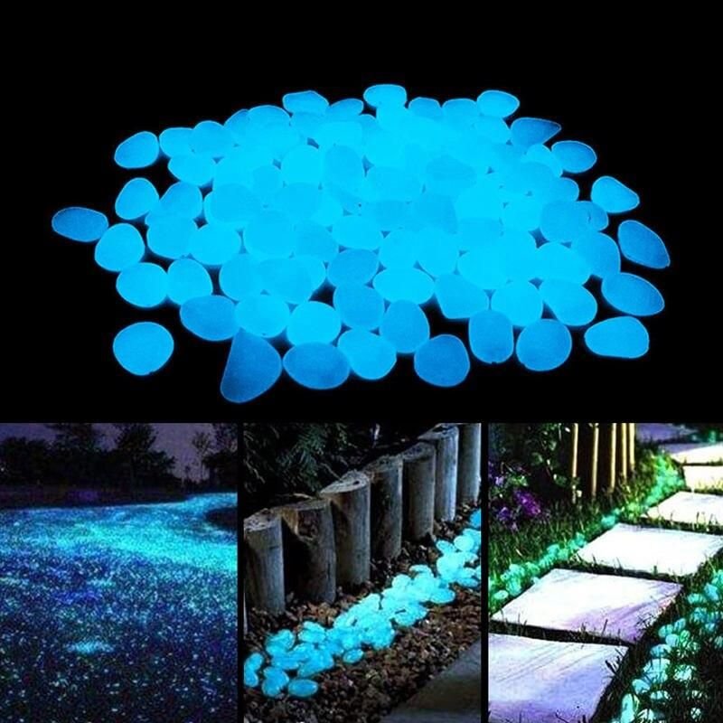 Glowing Garden Pebbles