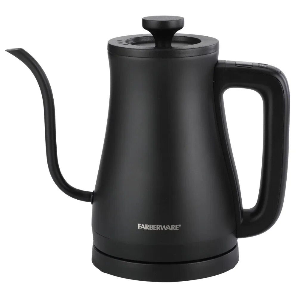 Sleek 1L Digital Gooseneck Kettle for Precision Pouring