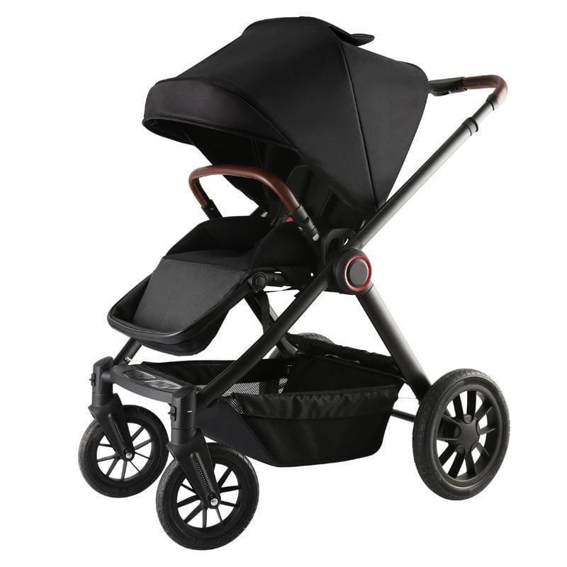 Versatile High-View Baby Stroller - Lightweight, Foldable, and Shock-Absorbing for Travel and Everyday Use