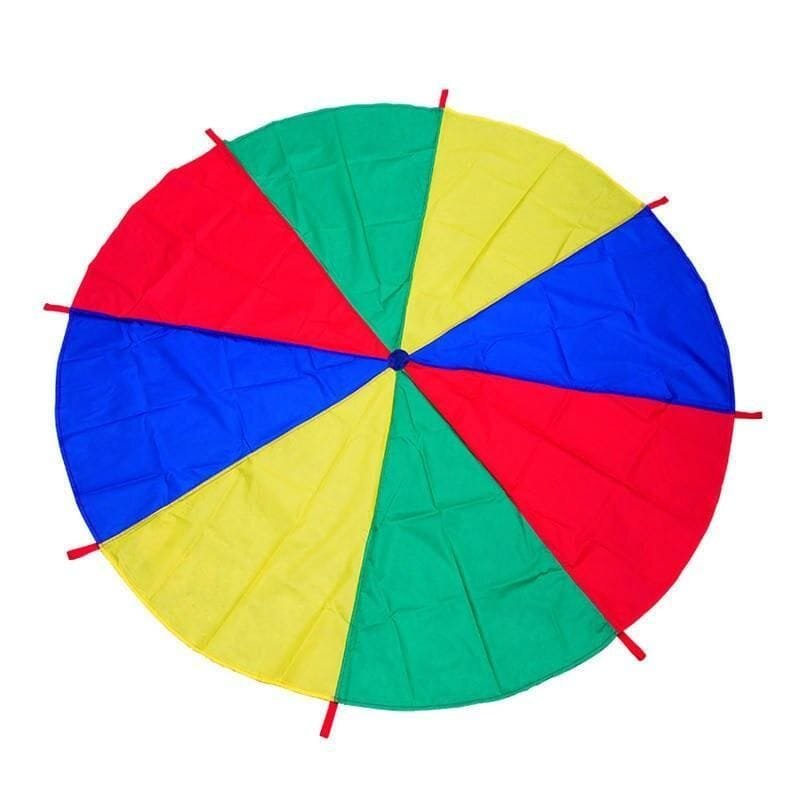 Rainbow Parachute Team Game Mat: Fun Outdoor Activity for Kids