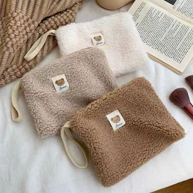 Chic Plush Multi-Purpose Cosmetic Storage Bag