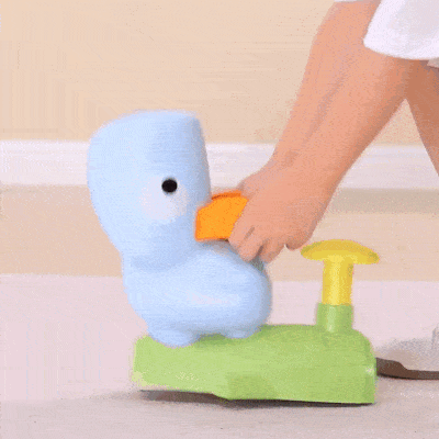 Jump Rocket Flying Disc Launcher - Outdoor Fun Foot-Powered Rocket Toy for Kids
