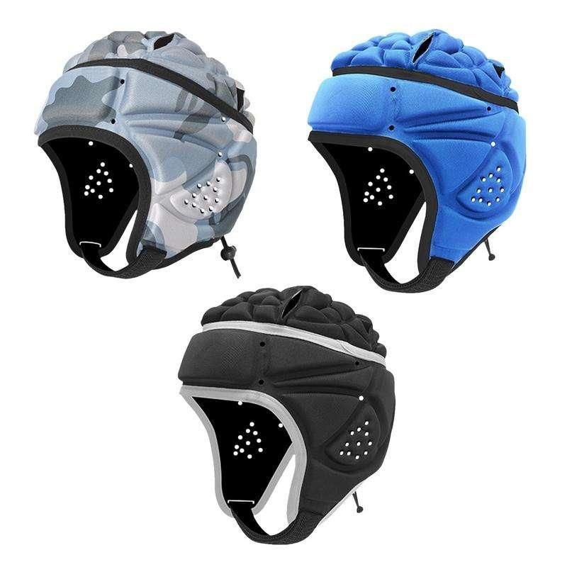 Kids Adjustable Rugby Soccer Goalkeeper Helmet for Outdoor Sports